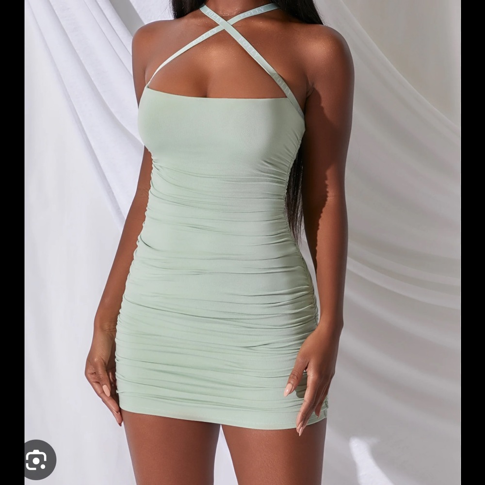 Oh Polly Soft Love Green Dress